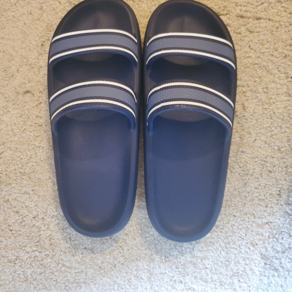 PINK Victoria's Secret Navy Blue Sandals